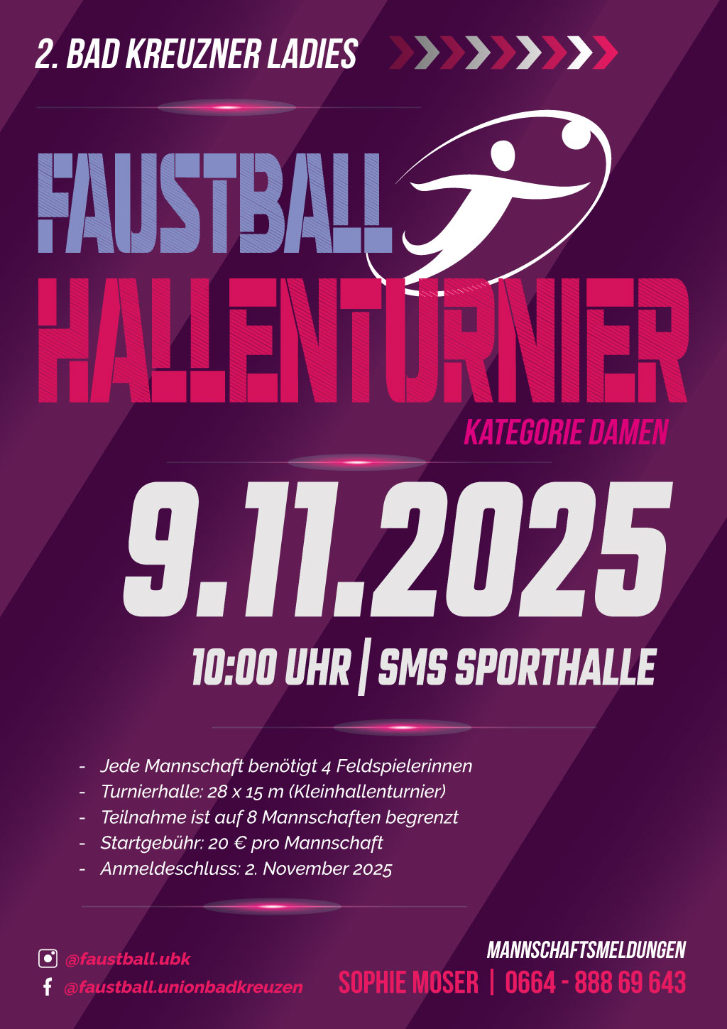 2. Bad Kreuzner Faustball Ladies Poster